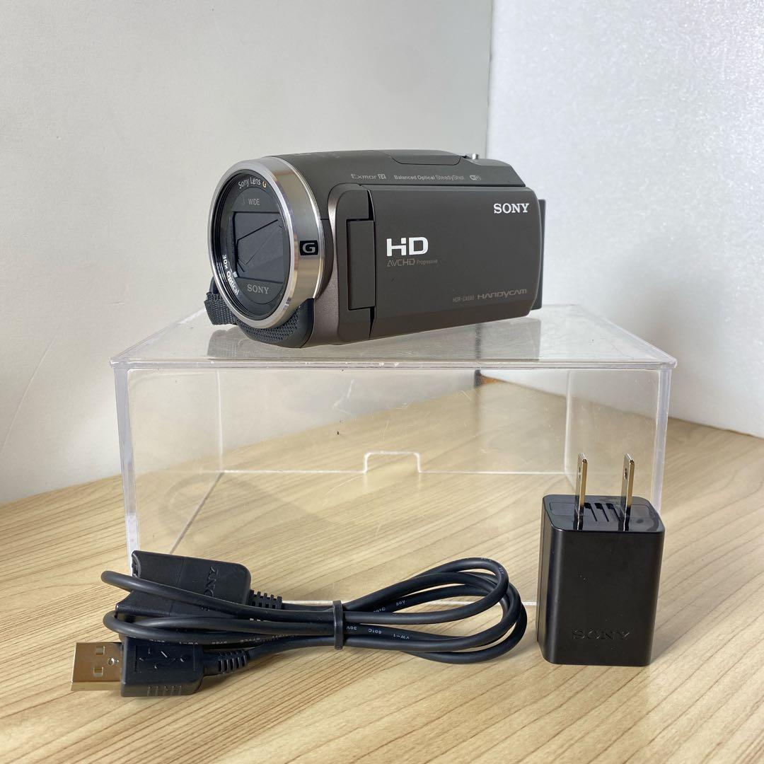 ソニー SONY HDR-CX680 デジタルビデオカメラ ブラウン2018年製