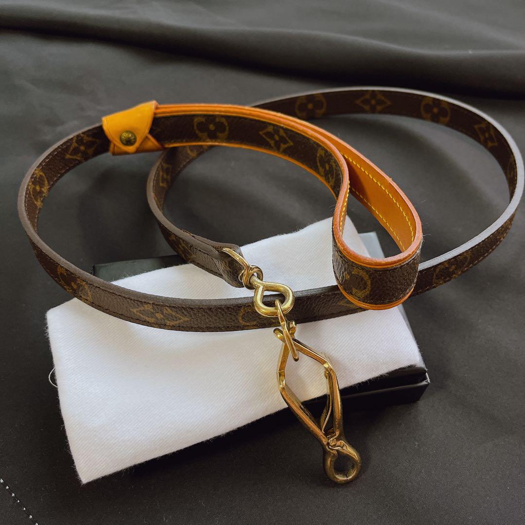 美品✨LOUIS VUITTON 犬用リード わんちゃん ドッグカラー 首輪