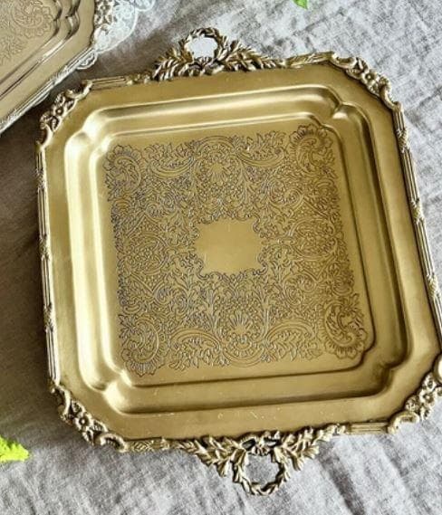 トレー ゴールド アンティーク ディスプレイ クラシック 84316TY-GD