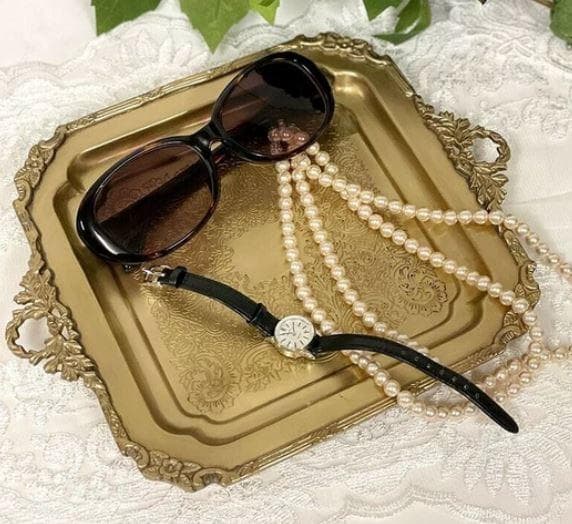 トレー ゴールド アンティーク ディスプレイ クラシック 84316TY-GD