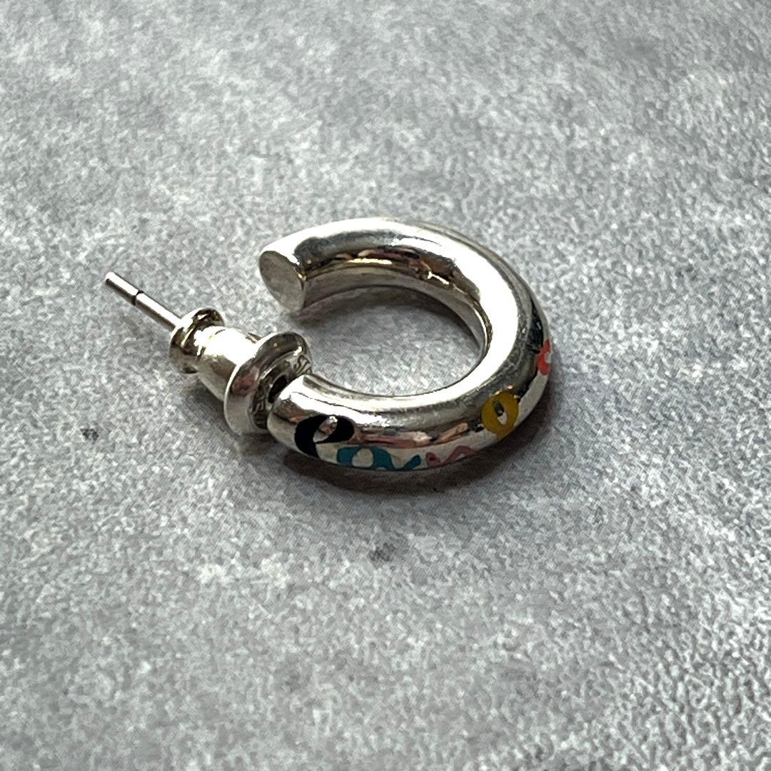廃盤モデル　Paul Smith ピアス ポップロゴ 片耳用 シルバー925