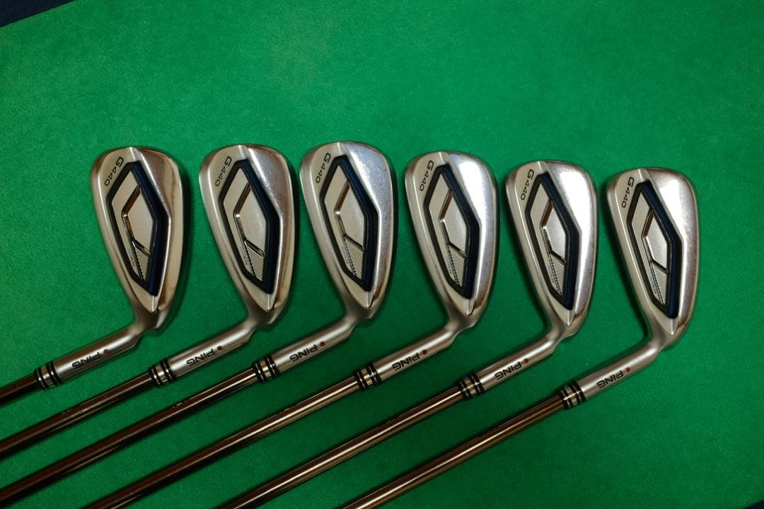 G440 アイアン 6-9 W U 6本 レッド PING TOUR 2.0