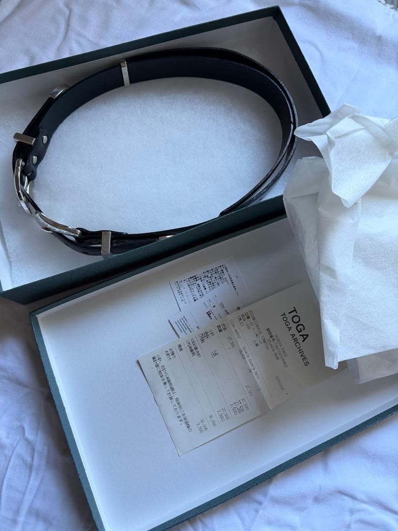 超美品 TOGA Double buckle belt 渋谷パルコ購入