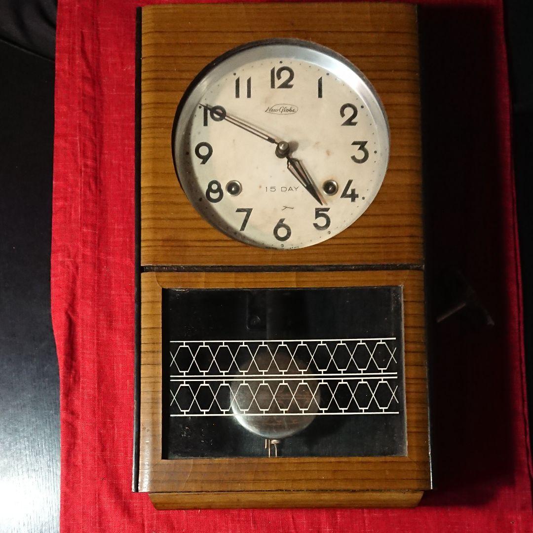 ♣約55年以上前のアンティーク・コレクション用、柱時計