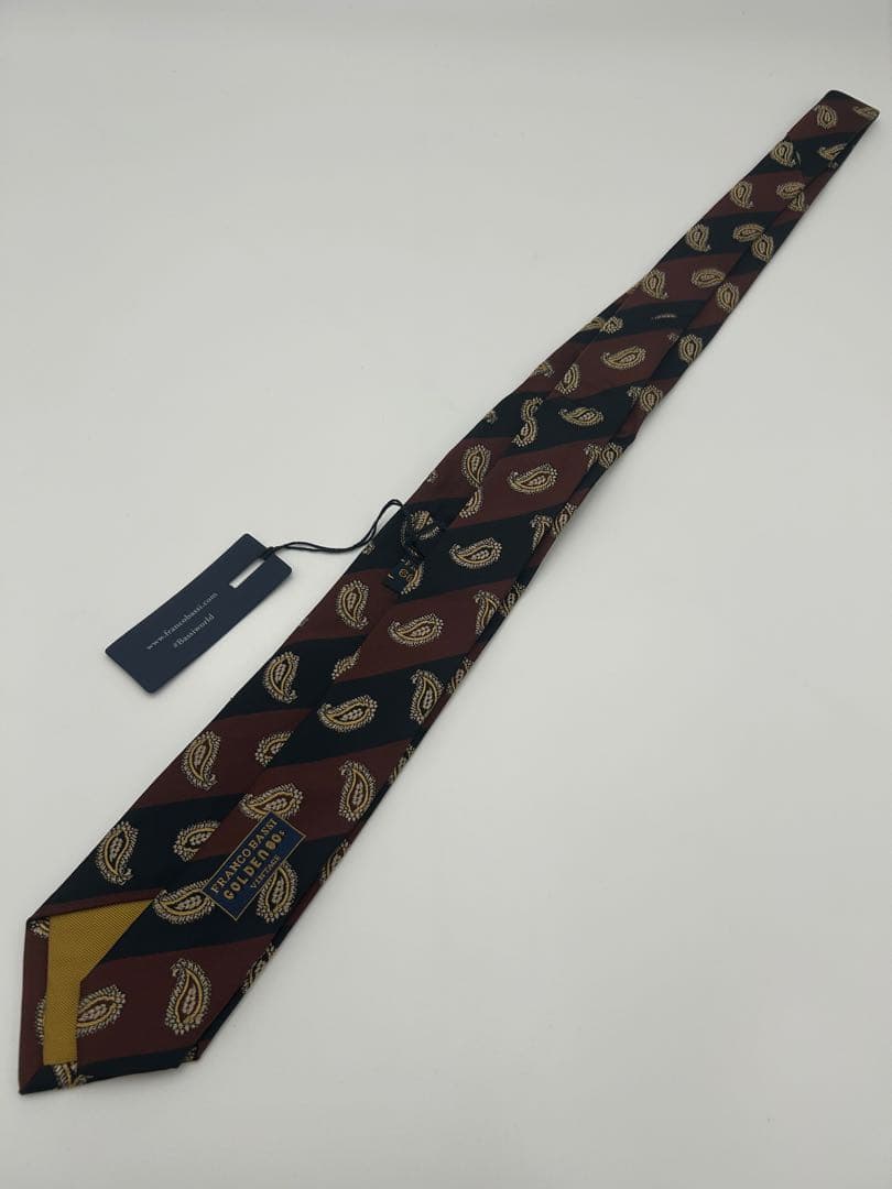 新品未使用　FRANCO BASSI ネクタイ　フランコバッシ ブラウン系