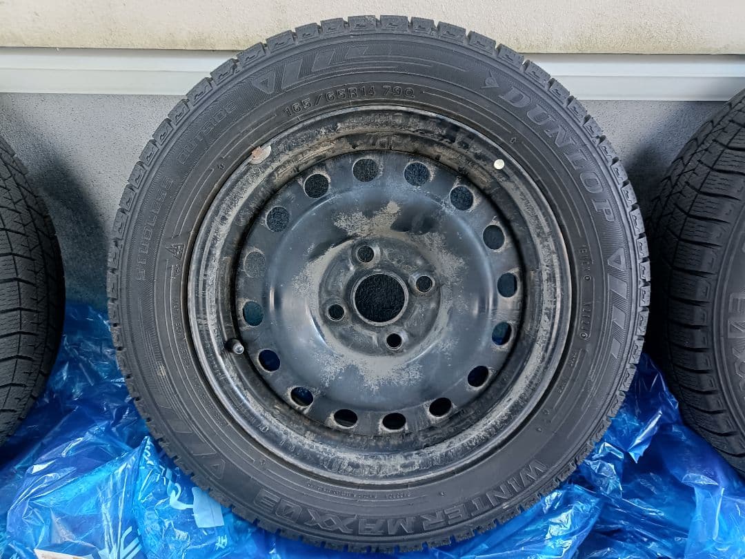 ダンロップ ウィンターマックス03 スタッドレスタイヤ 14インチ パッソ