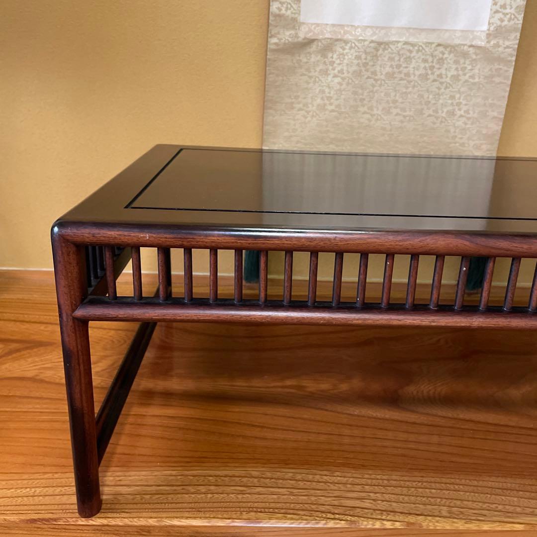 【唐木】[高級] 花台 盆栽台 飾り台 木製 天然木 ビンテージ品