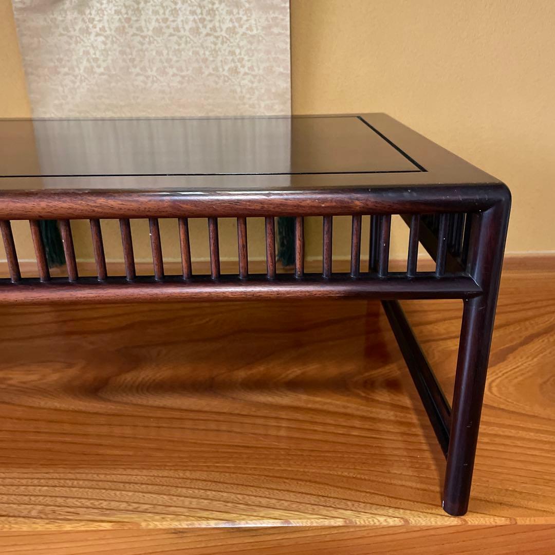 【唐木】[高級] 花台 盆栽台 飾り台 木製 天然木 ビンテージ品