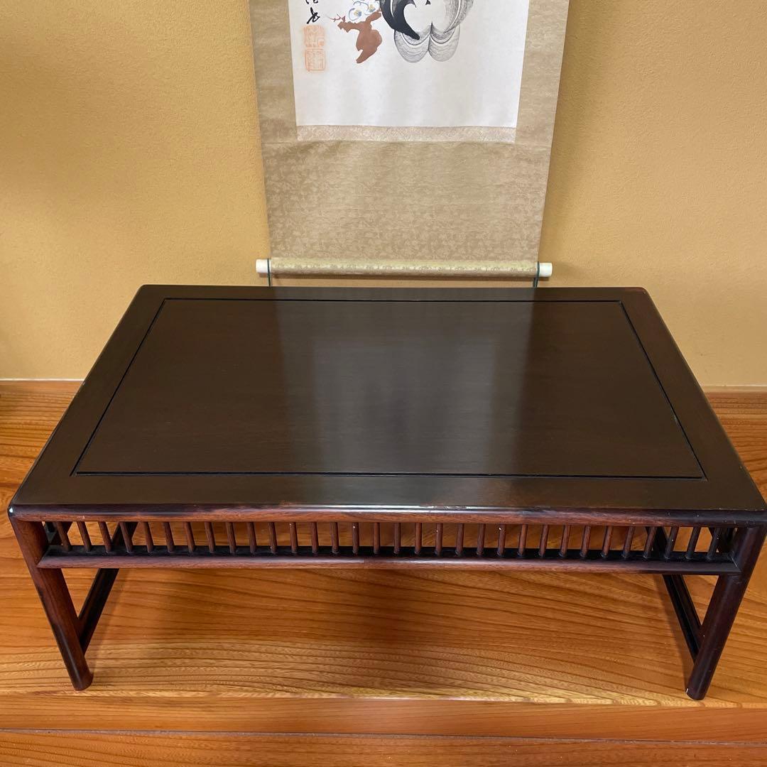 【唐木】[高級] 花台 盆栽台 飾り台 木製 天然木 ビンテージ品