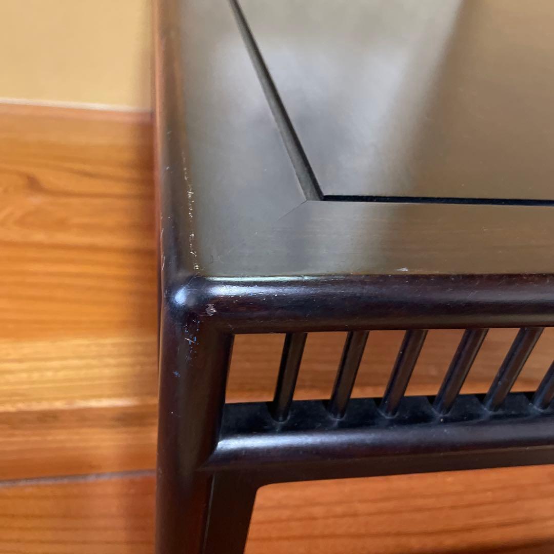 【唐木】[高級] 花台 盆栽台 飾り台 木製 天然木 ビンテージ品