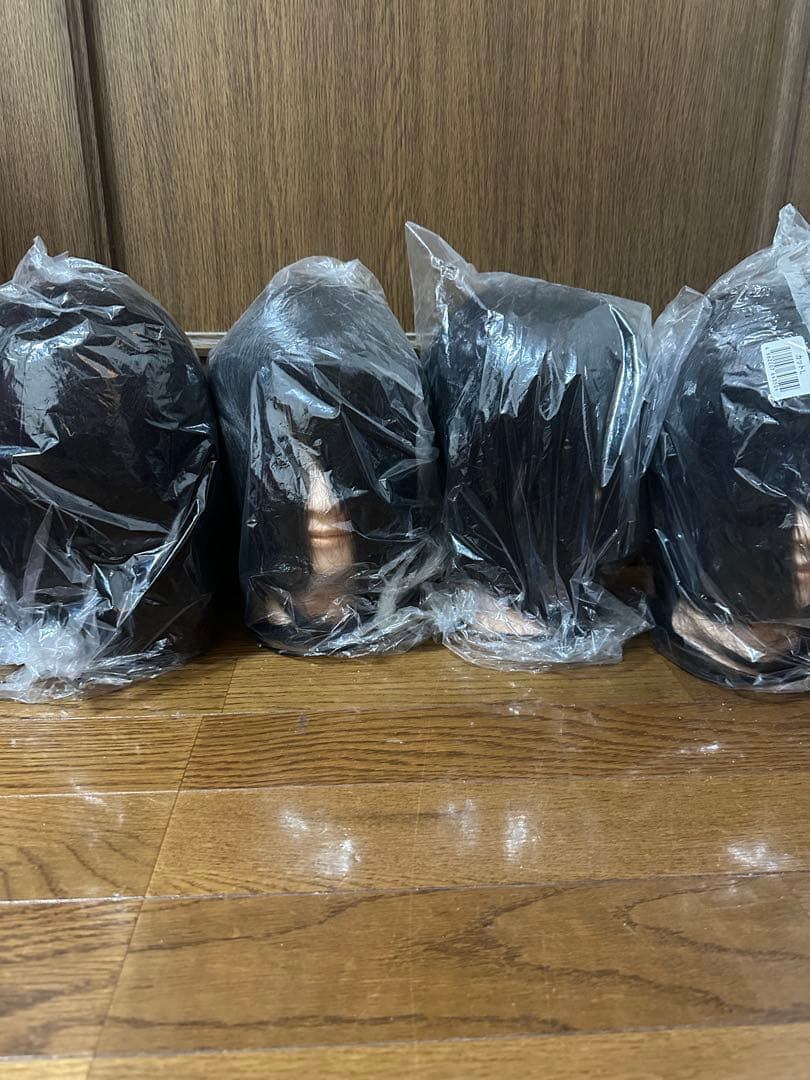 【未使用品】カットウィッグ　ロング　4点セット