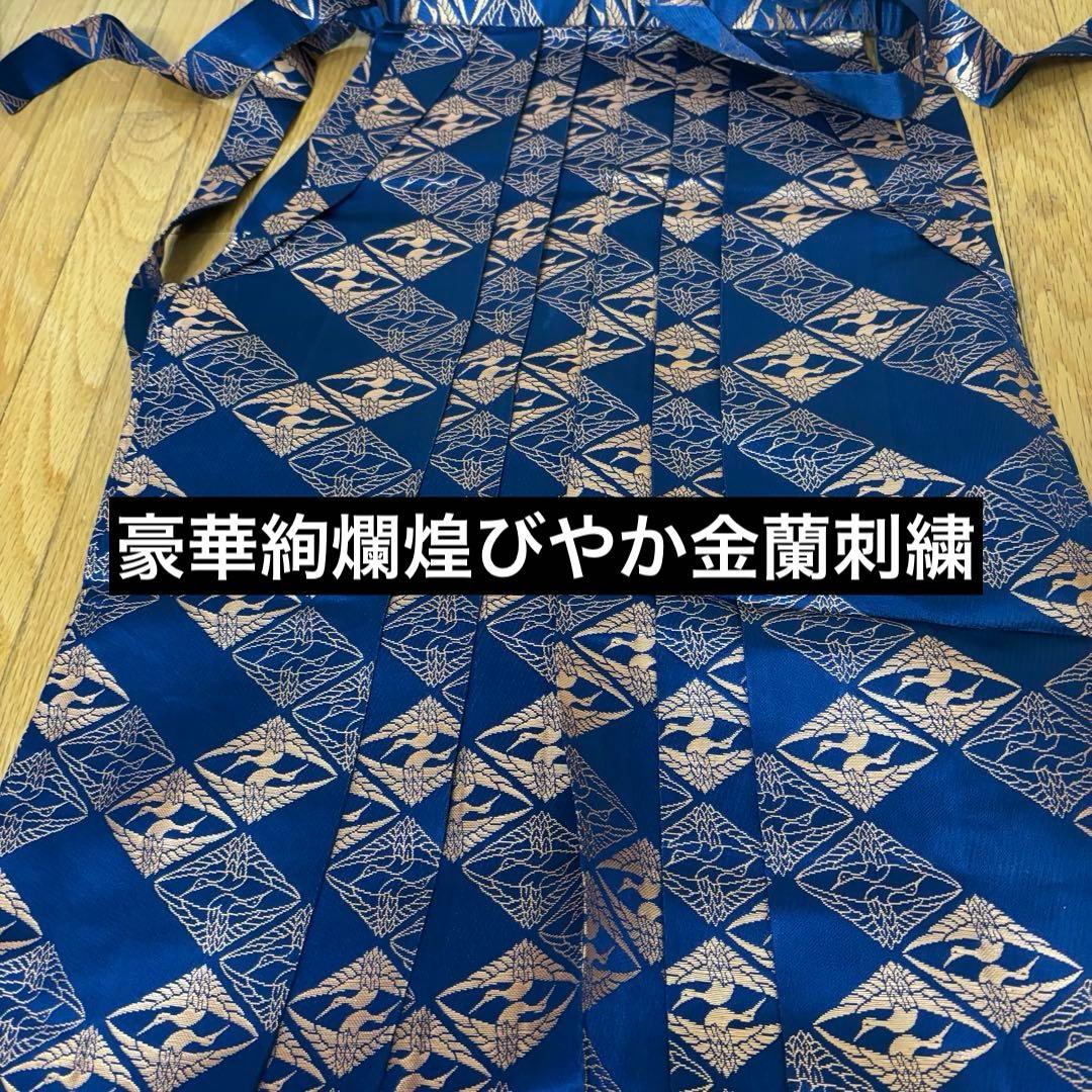 七五三五歳‼️黒地豪華着物 男の子 鷹　袴 完全️フルセット‼️お家から揃える無し逸品