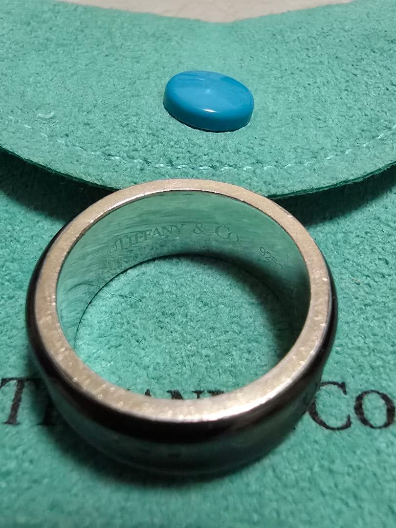 Tiffany & Co. チタンリング　中古。