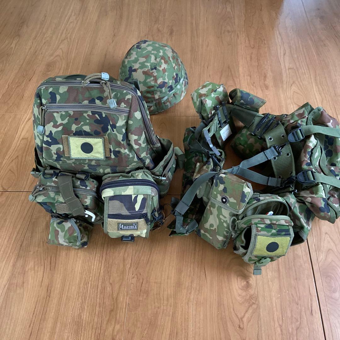 迷彩バックパック 装備セット
