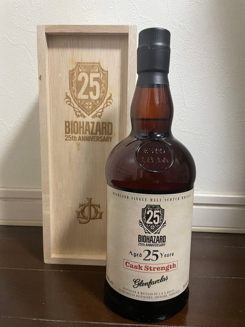 パ*コ様 Glenfarclas 25年Cask Strengthバイオハザード