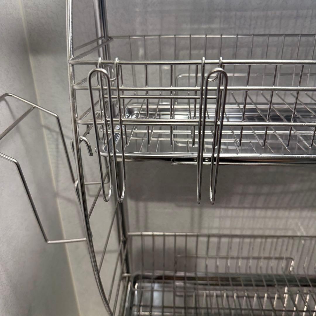 【美品】 燕三条 水切りラック ステンレス フルセット
