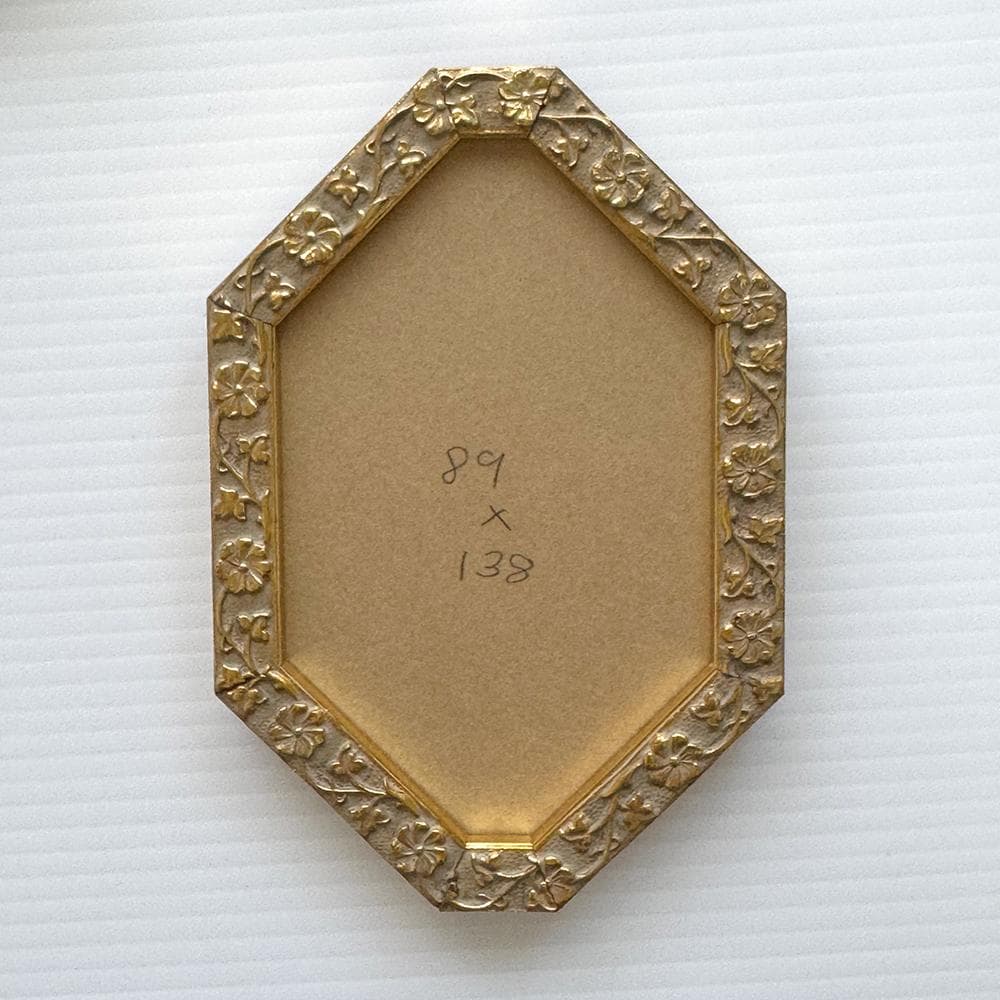 Atmosphere チェコ ヴィンテージ額縁　アンティーク ミニ額　ゴールド