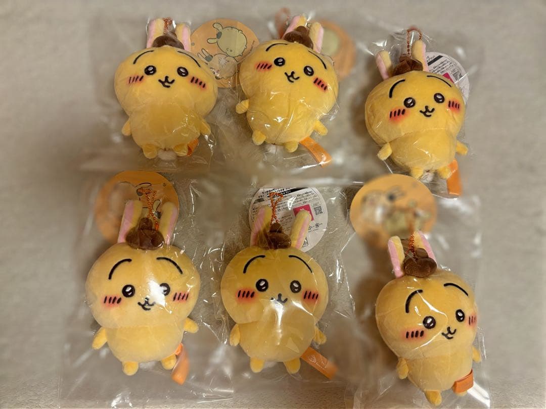 ちいかわ サンリオ ぷちミニマスコット うさぎ ポムポムプリン 6点セット