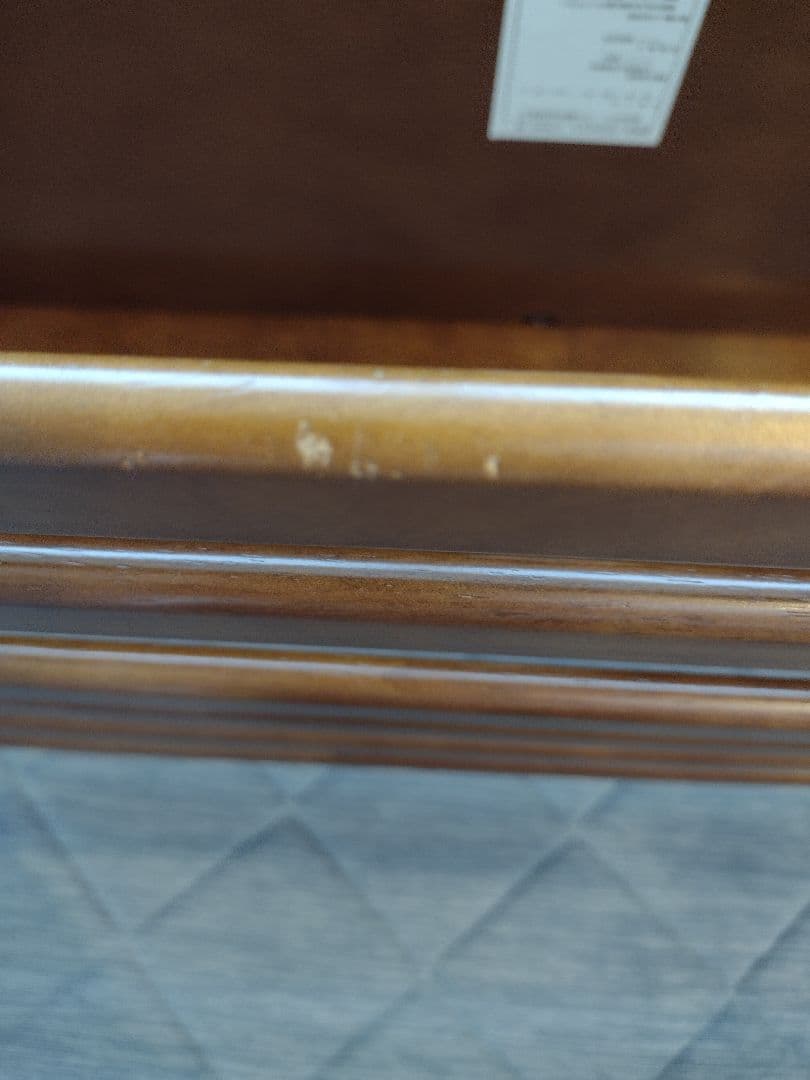 カリモク６０　リビングテーブル（大）ウォールナット　★犬の噛み跡あり★