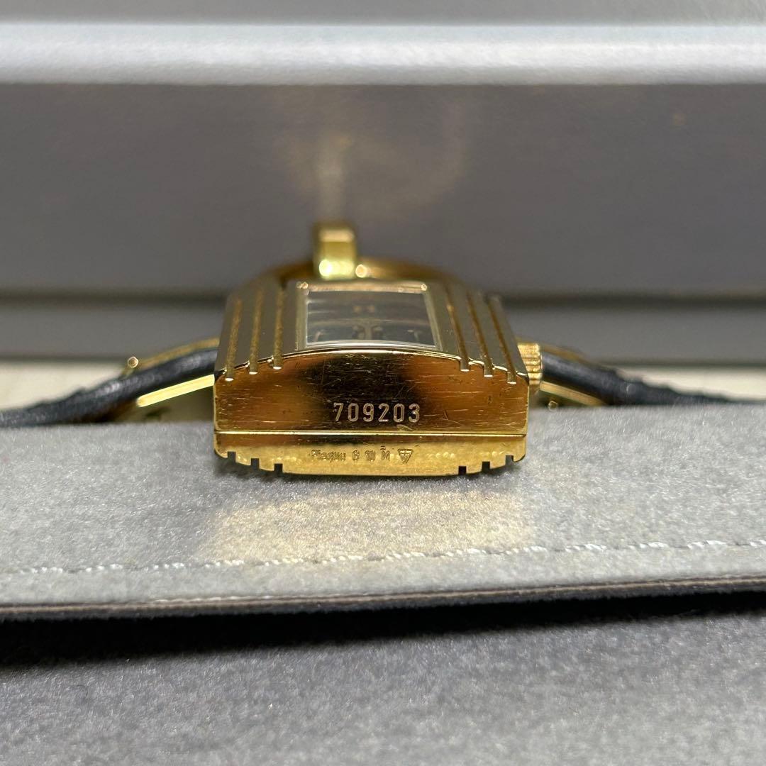 HERMES アナログ腕時計 ブラックレザー