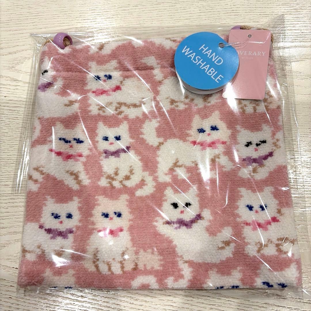 FEILERモフモフネコチャン巾着［完売品］