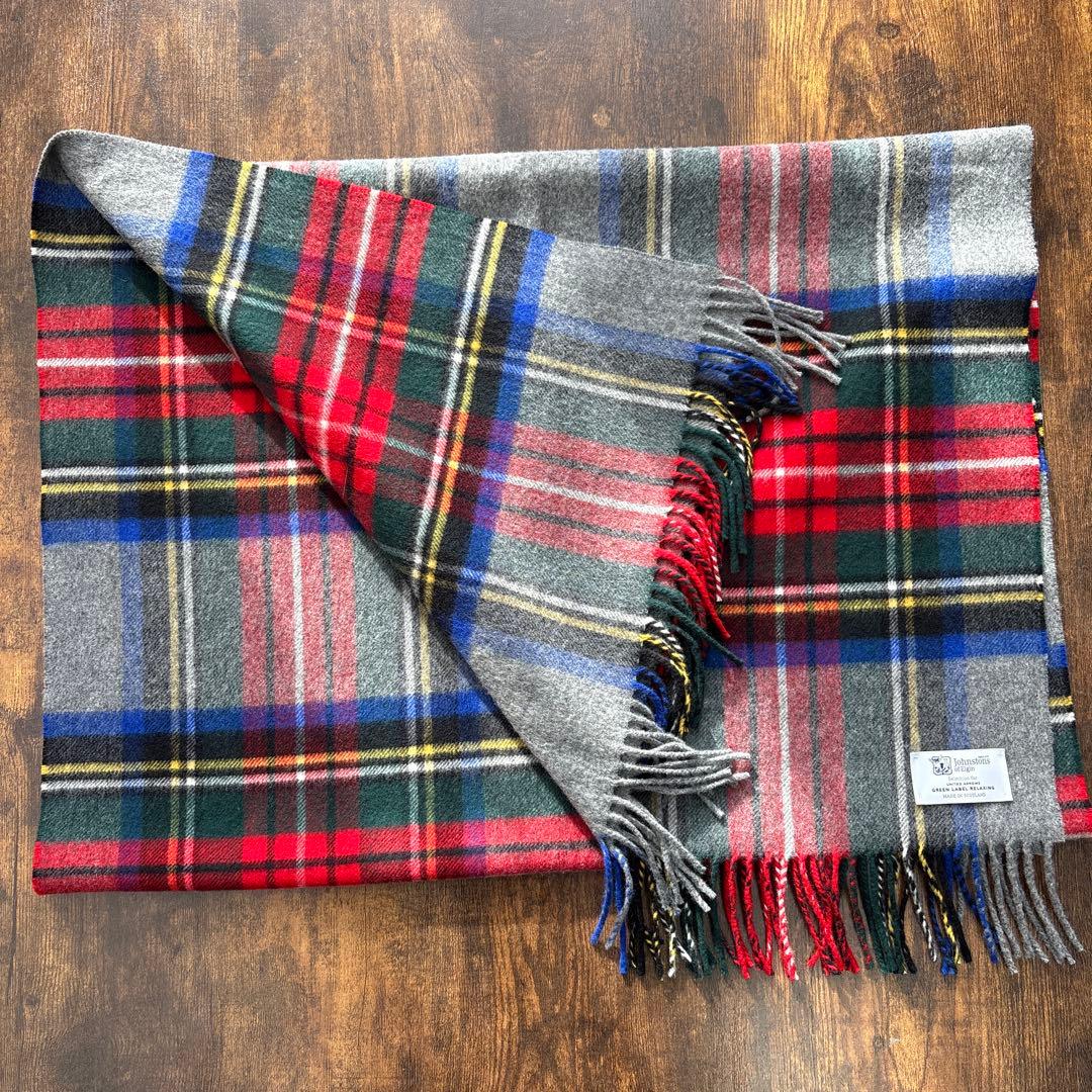 Johnstons of Elginグリーンレーベルリラクシング大判ストール