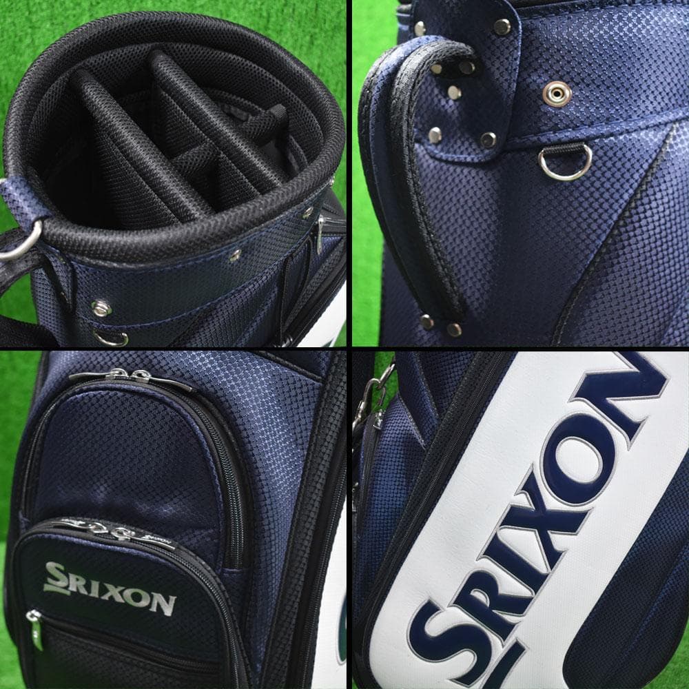 SRIXON/スリクソン ゴルフ キャディバッグ９型【ネイビー】美品！