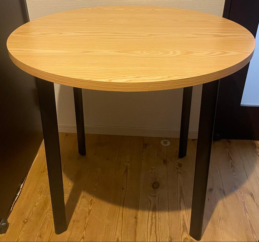 送料込み‼️要簡易組立‼️丸テーブル　ダイニングテーブル　アイアン　2〜4人　食卓