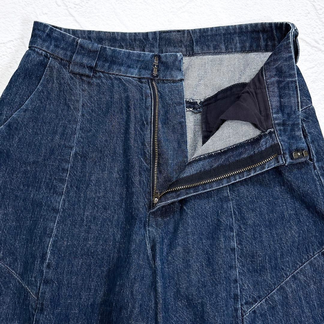 JURGEN LEHL　ヨーガンレール　デニム　テーパードパンツ　立体裁断　近年