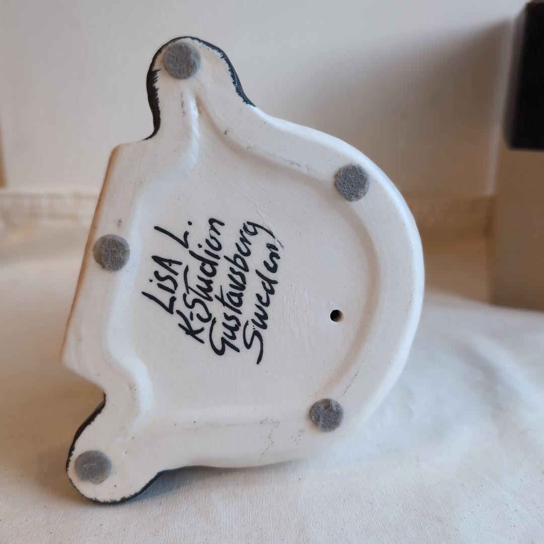 ス*フ様 箱付き！　非売品　未使用　リサラーソン　パンダ　陶器　新潮文庫　yon