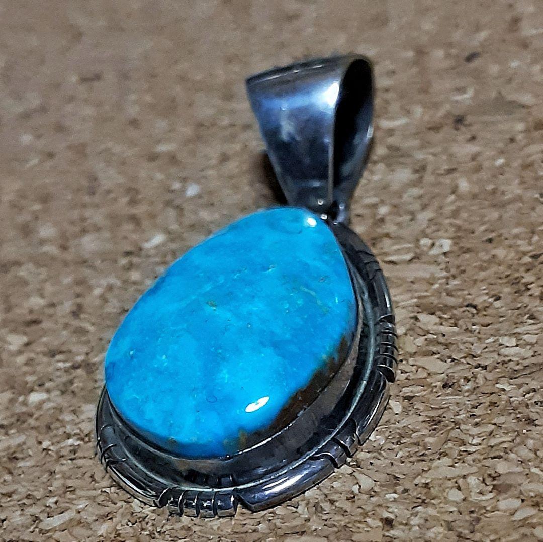 年末特価中　ターコイズ シルバーペンダント