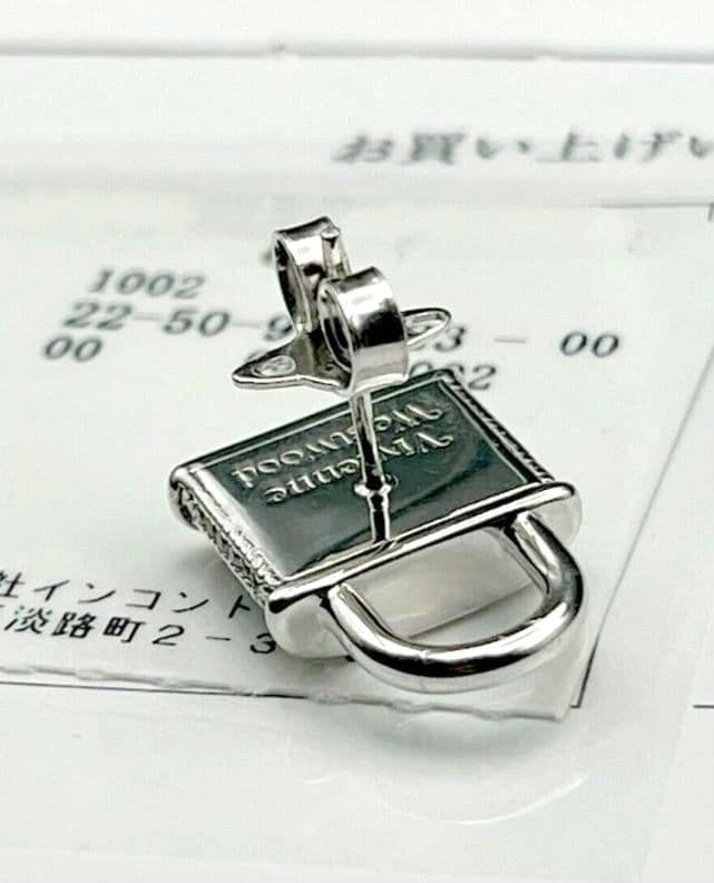 Vivienne Westwood 南京錠 シングルピアス SV925