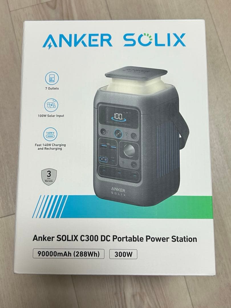 Anker SOLIX C300 ポータブル電源 288Wh300W 新品即発送