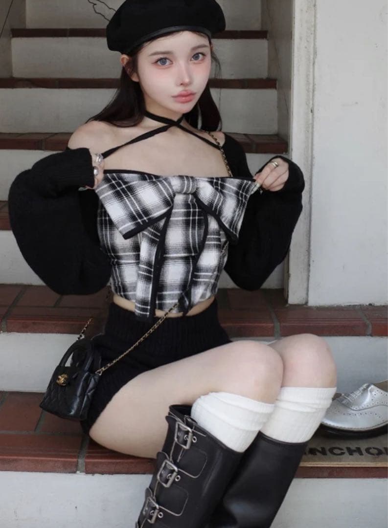 Darich ビッグリボンアンサンブル black