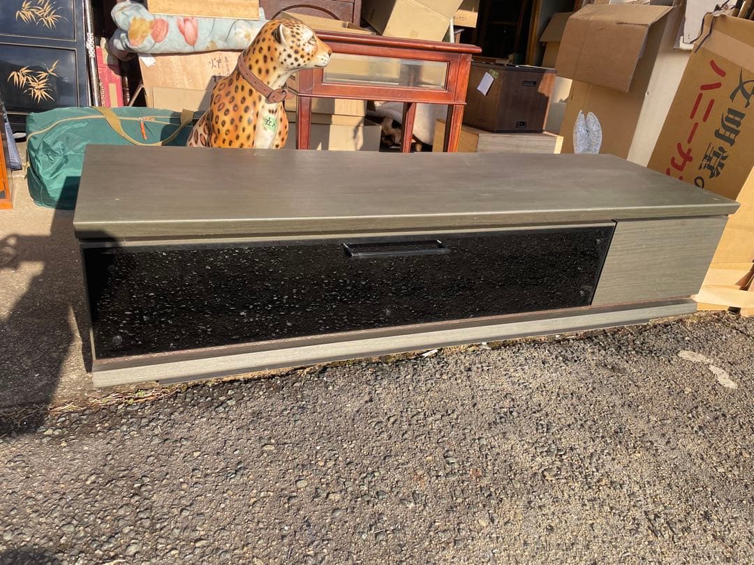 引き出し付き木製テレビ台 ローボード VIENNA 140LB-DBR ニトリ