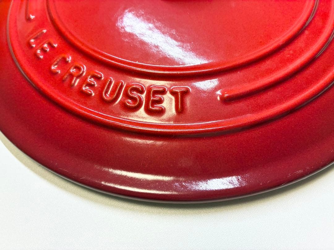 LE CREUSET ル・クルーゼ ココットロンド 22CM チェリーレッド 赤
