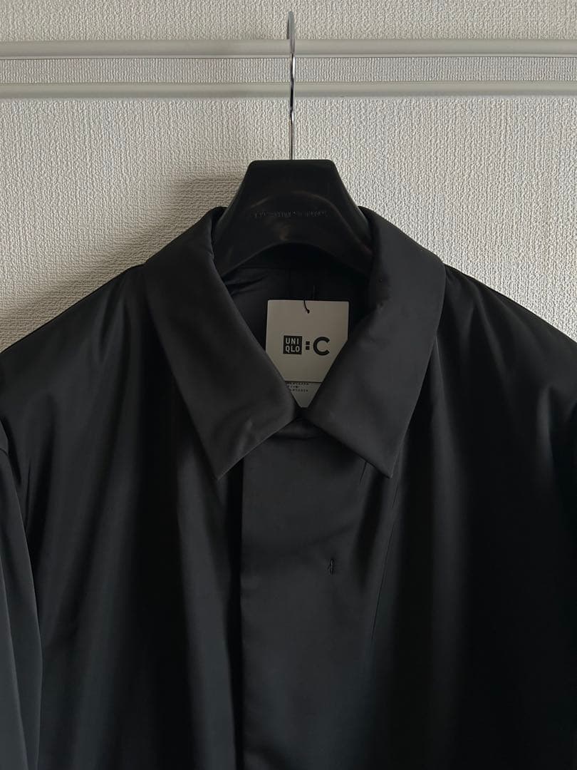 【UNIQLO C】新品タグ付きパフテックハーフコートXLステンカラービジネス