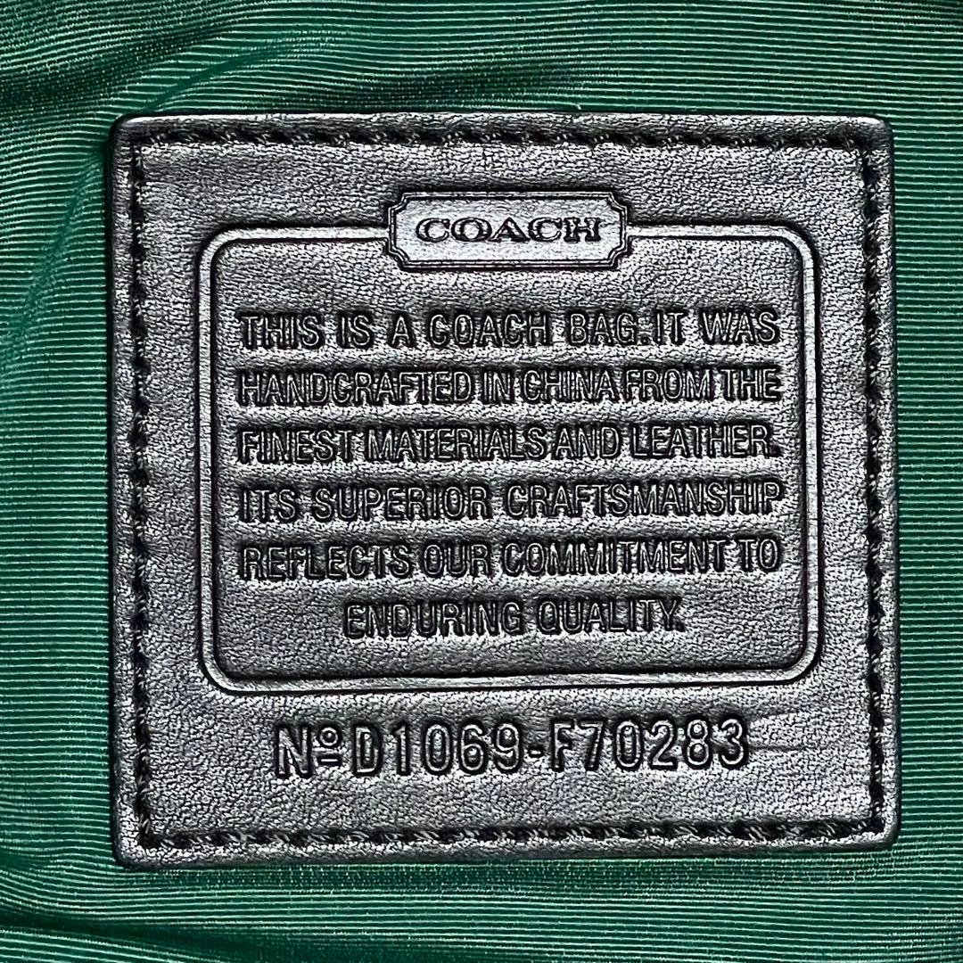 COACH コーチ メッセンジャーバッグ フラップ式 斜め掛け 70283 黒