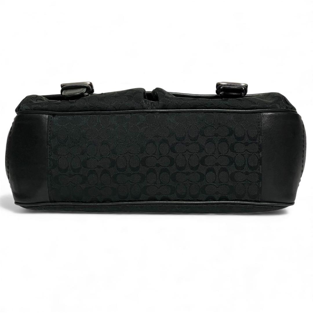 COACH コーチ メッセンジャーバッグ フラップ式 斜め掛け 70283 黒