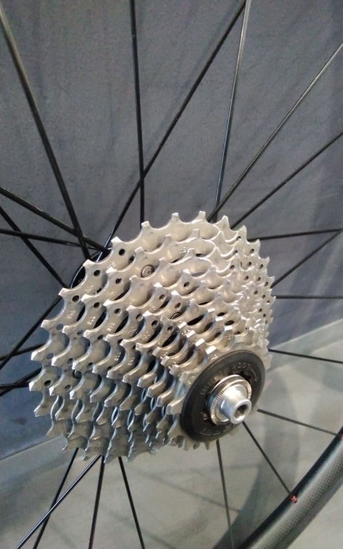 新品未使用 ヒルクライム決戦用 完組ホイール ペア1055ｇ