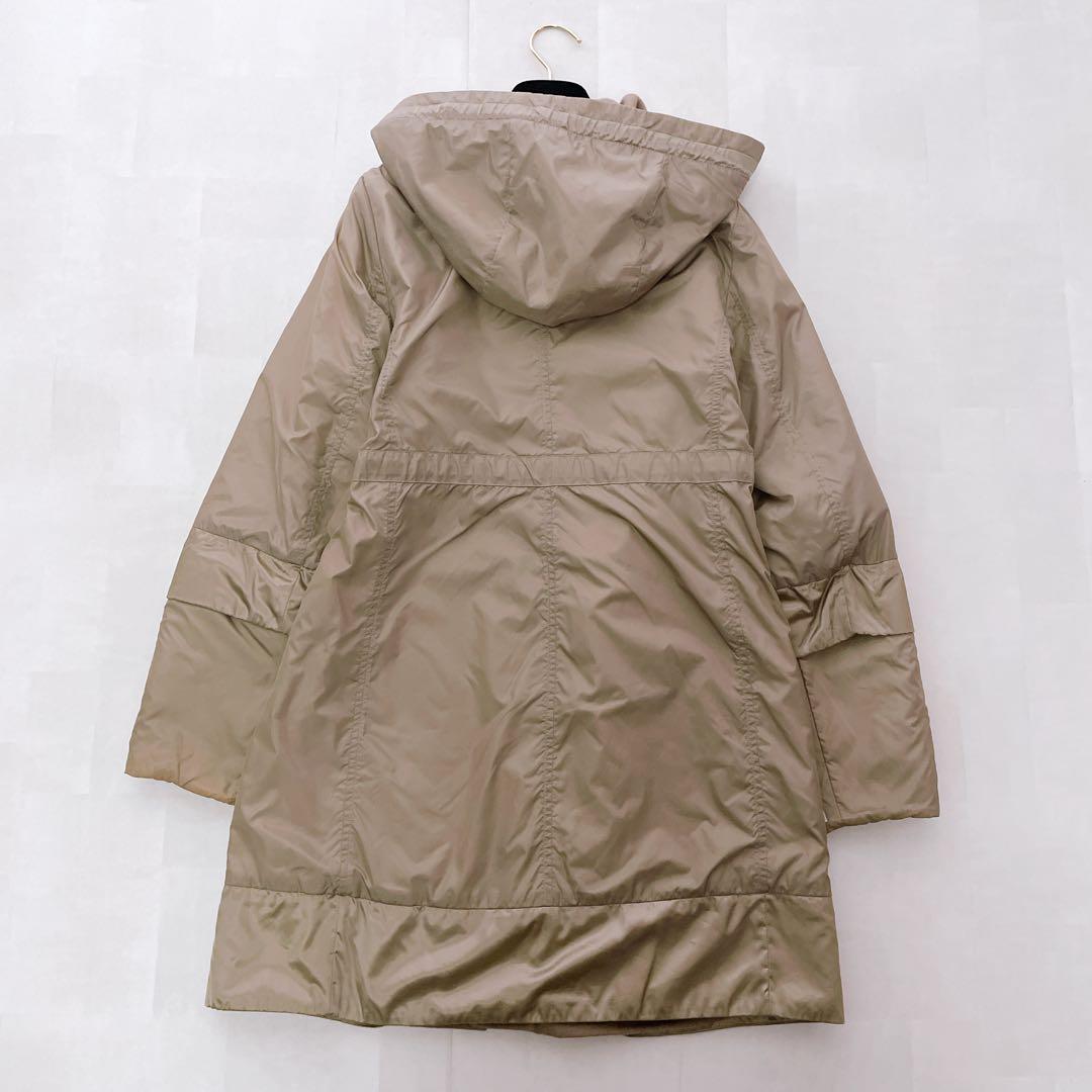 MaxMara✨クチートアマーノ リバーシブルフーデットコート ロゴ 付け袖 M