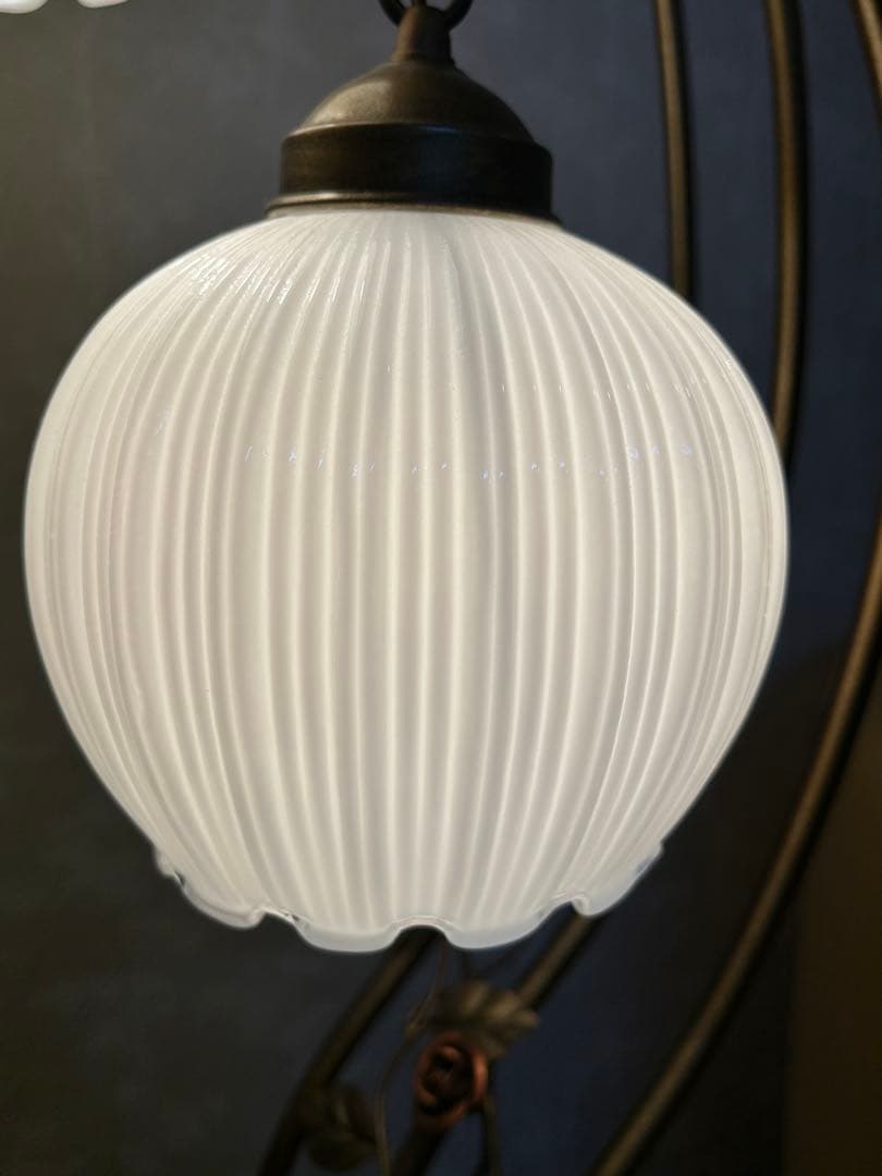 【専用】bika　レトロアンティーク フロアランプ 3灯