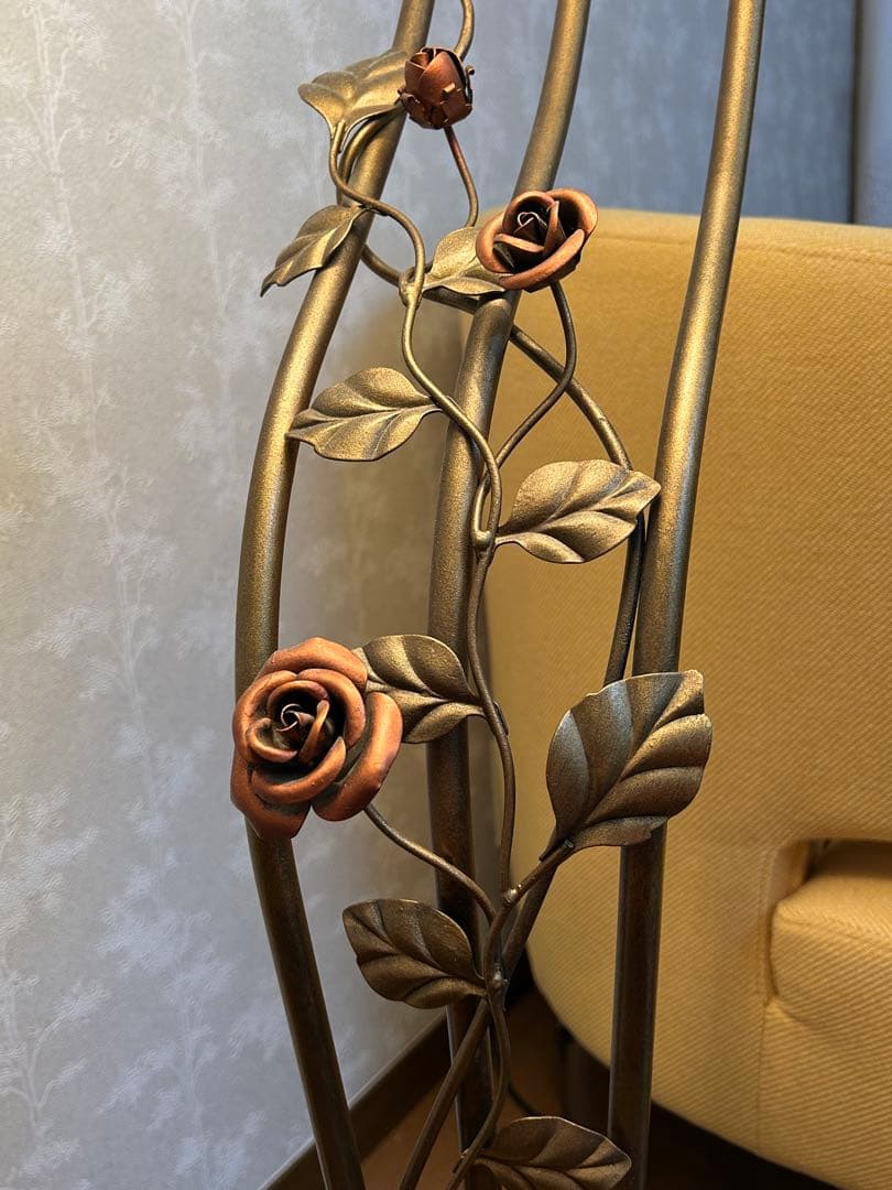 【専用】bika　レトロアンティーク フロアランプ 3灯