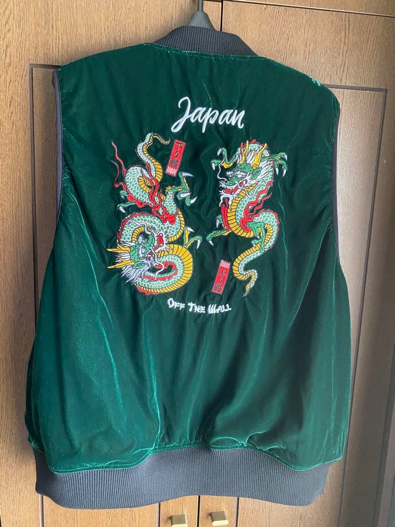 VANS × BILLY’S DRAGON REVERSIBLE VEST　M