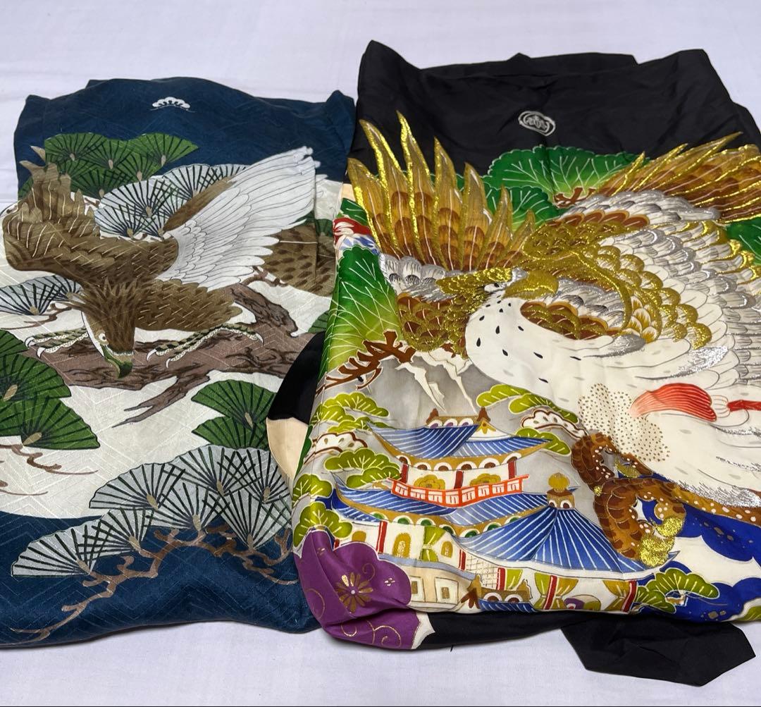 10 着物　男の子　七五三　宮参り　節句　リメイク　素材色々　まとめ売り　大量