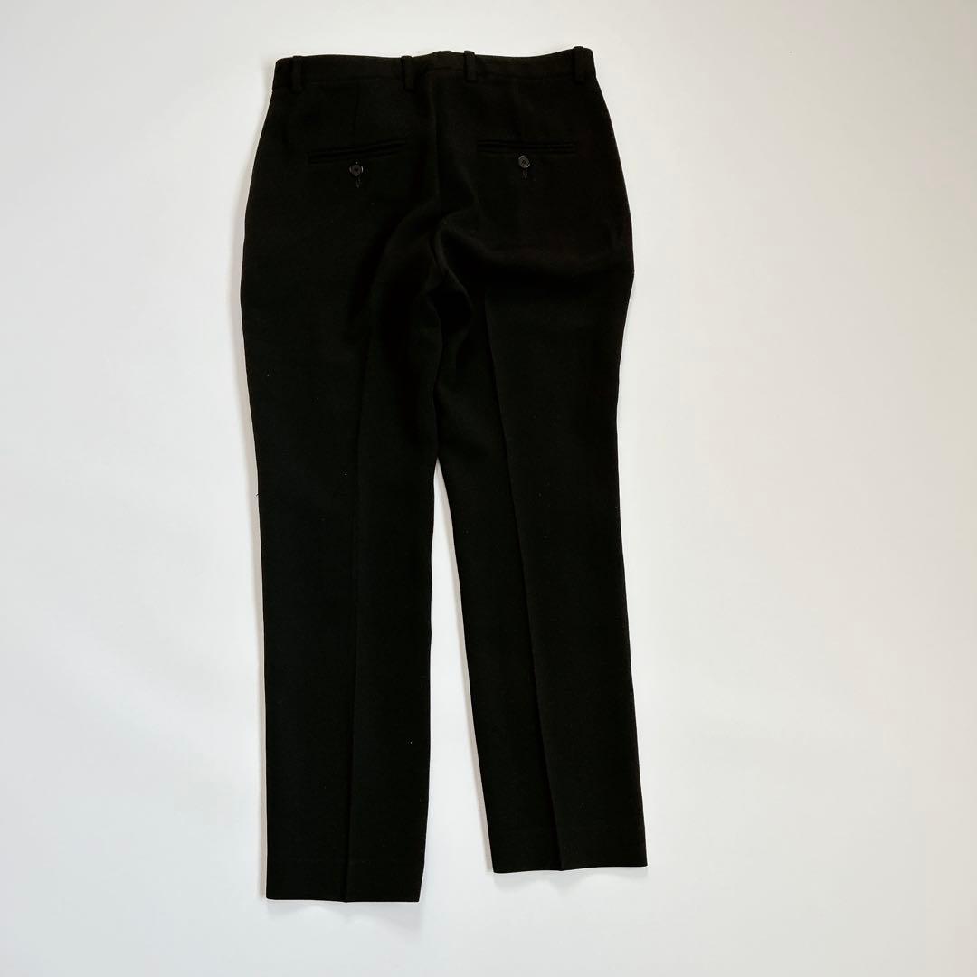 極美品♡theory ノーカラージャケット　テーパードパンツ　セットアップ　黒