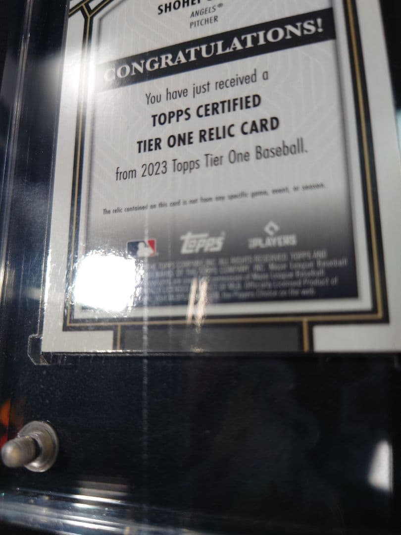 2023 Topps Tier One 大谷翔平 ジャージーカード