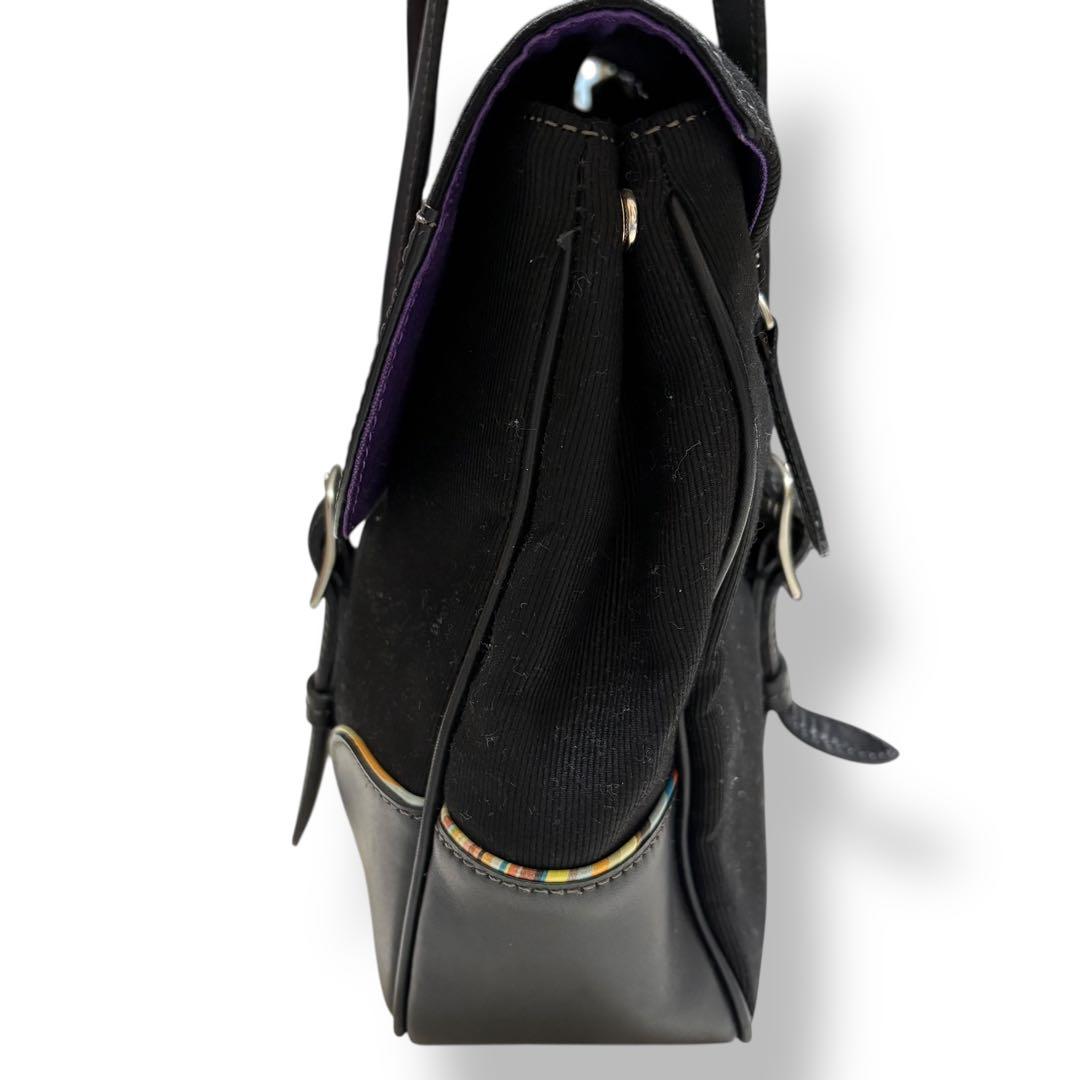 極美品✨　ポールスミス　ビジネスバッグ　トート　ブラック　マルチストライプ