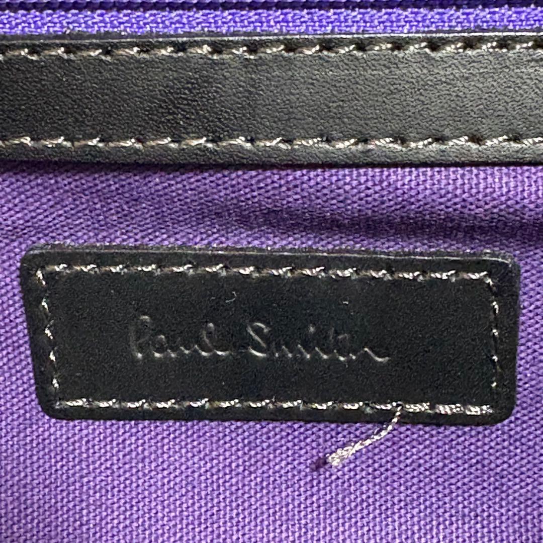 極美品✨　ポールスミス　ビジネスバッグ　トート　ブラック　マルチストライプ