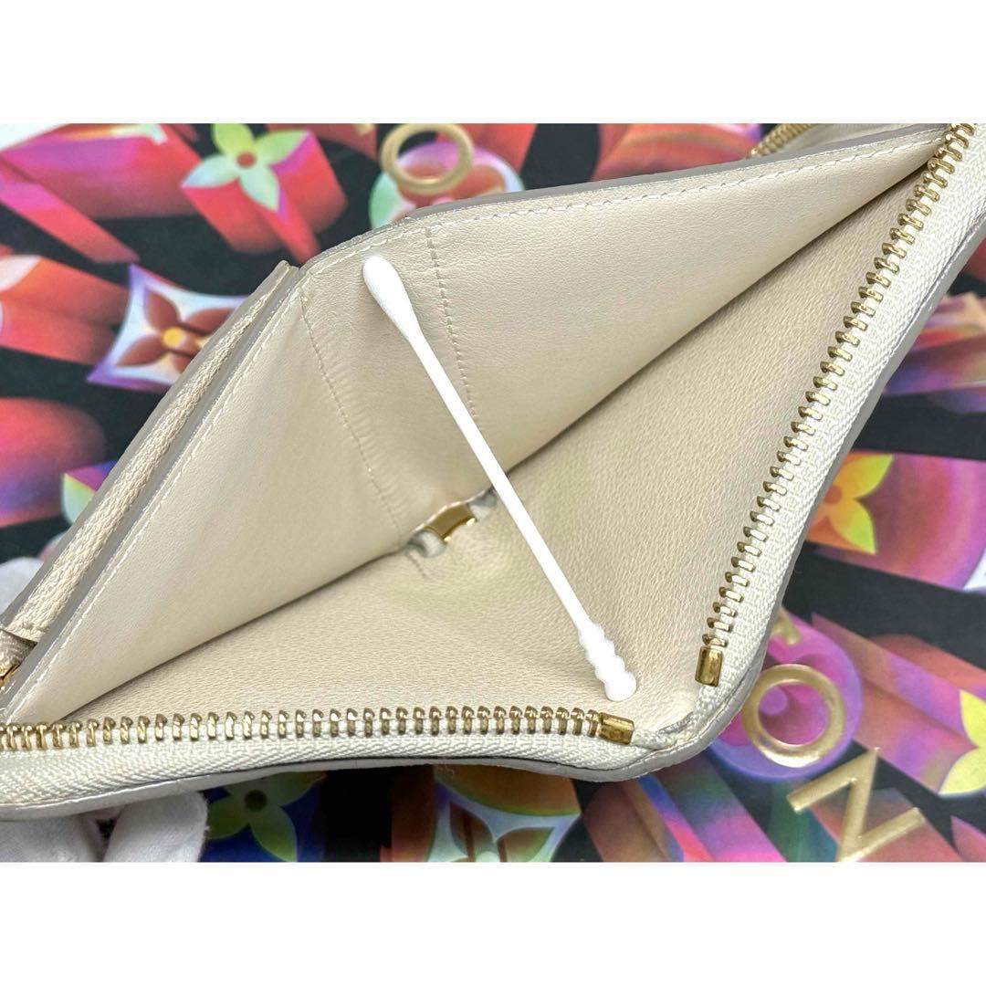 極美品！ルイヴィトン　アンプラント　スクレットコンパクト　アイボリー系